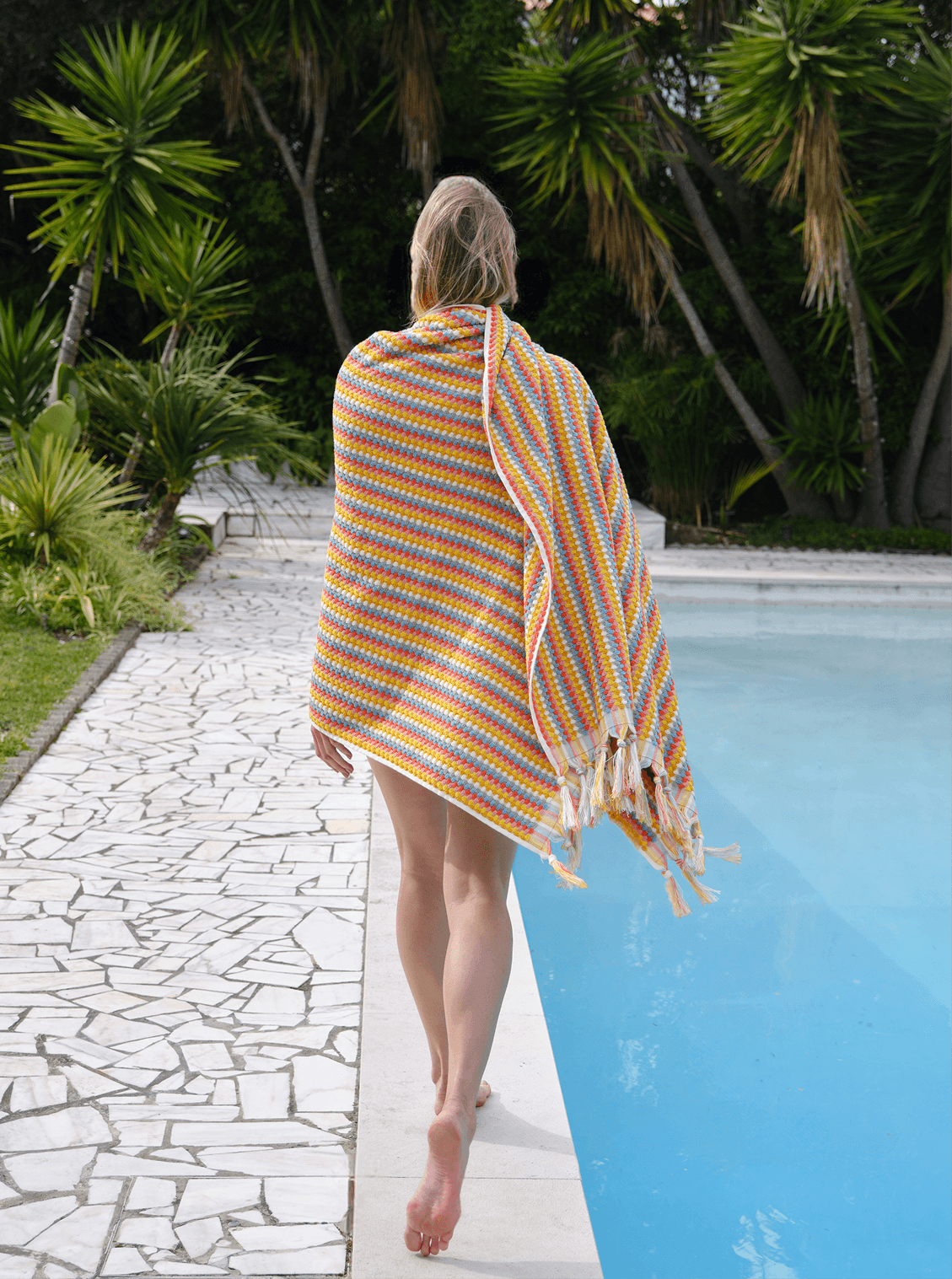 Allegra Woven Beach Towel - Che Cose Belle