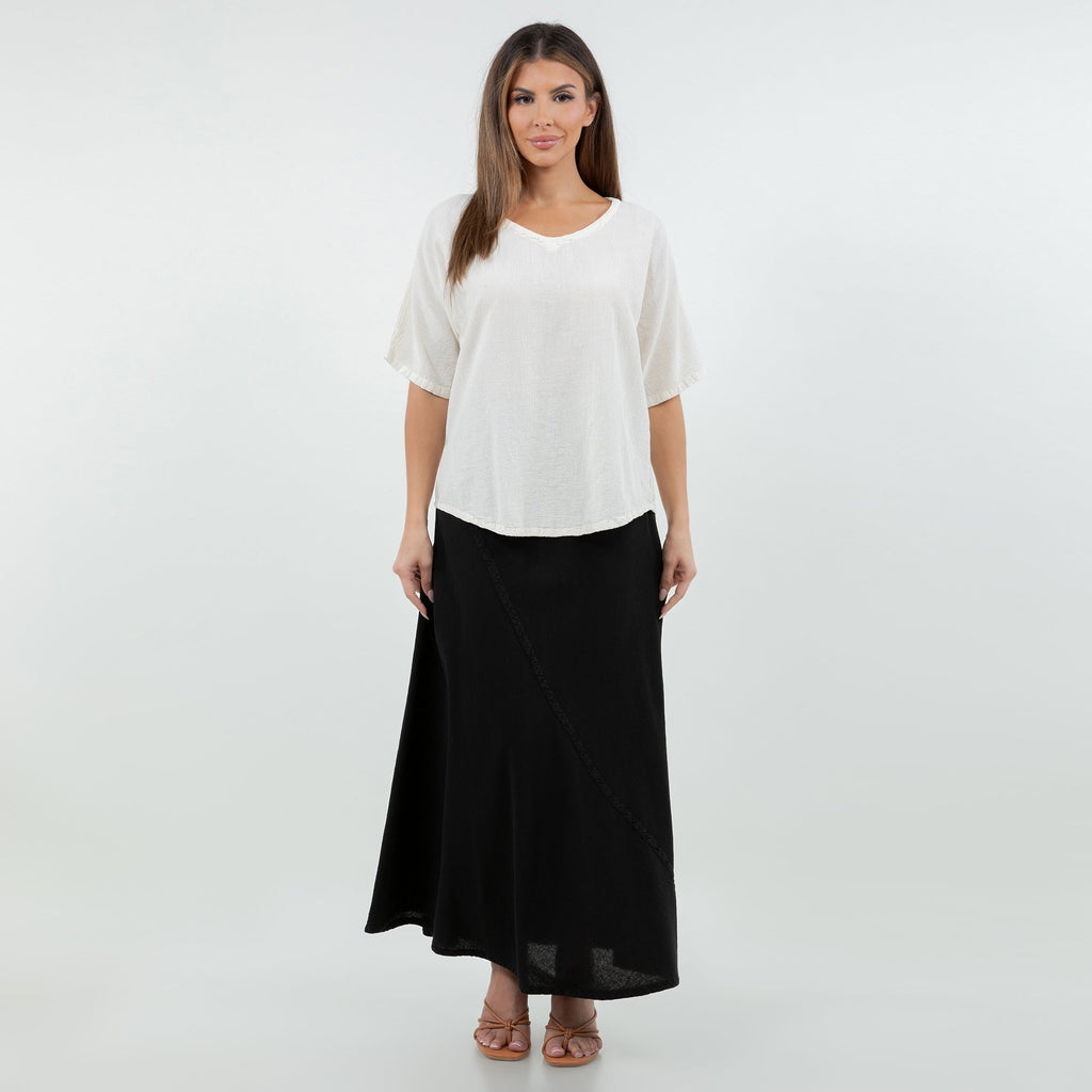 Ally - Your "Go To" resort style Skirt 100% Cotton Gauze - Che Cose Belle