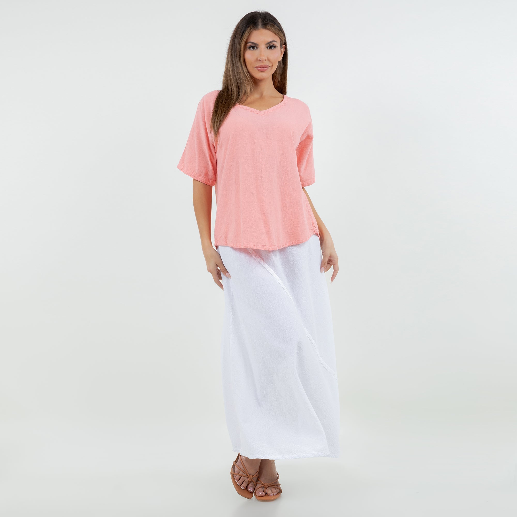 Ally - Your "Go To" resort style Skirt 100% Cotton Gauze - Che Cose Belle