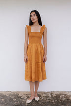 Alma Linen Midi Dress - Che Cose Belle