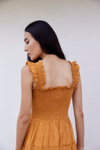 Alma Linen Midi Dress - Che Cose Belle