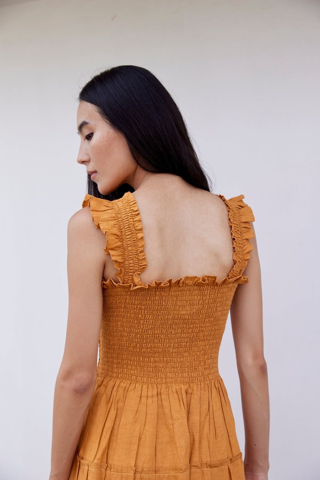 Alma Linen Midi Dress - Che Cose Belle