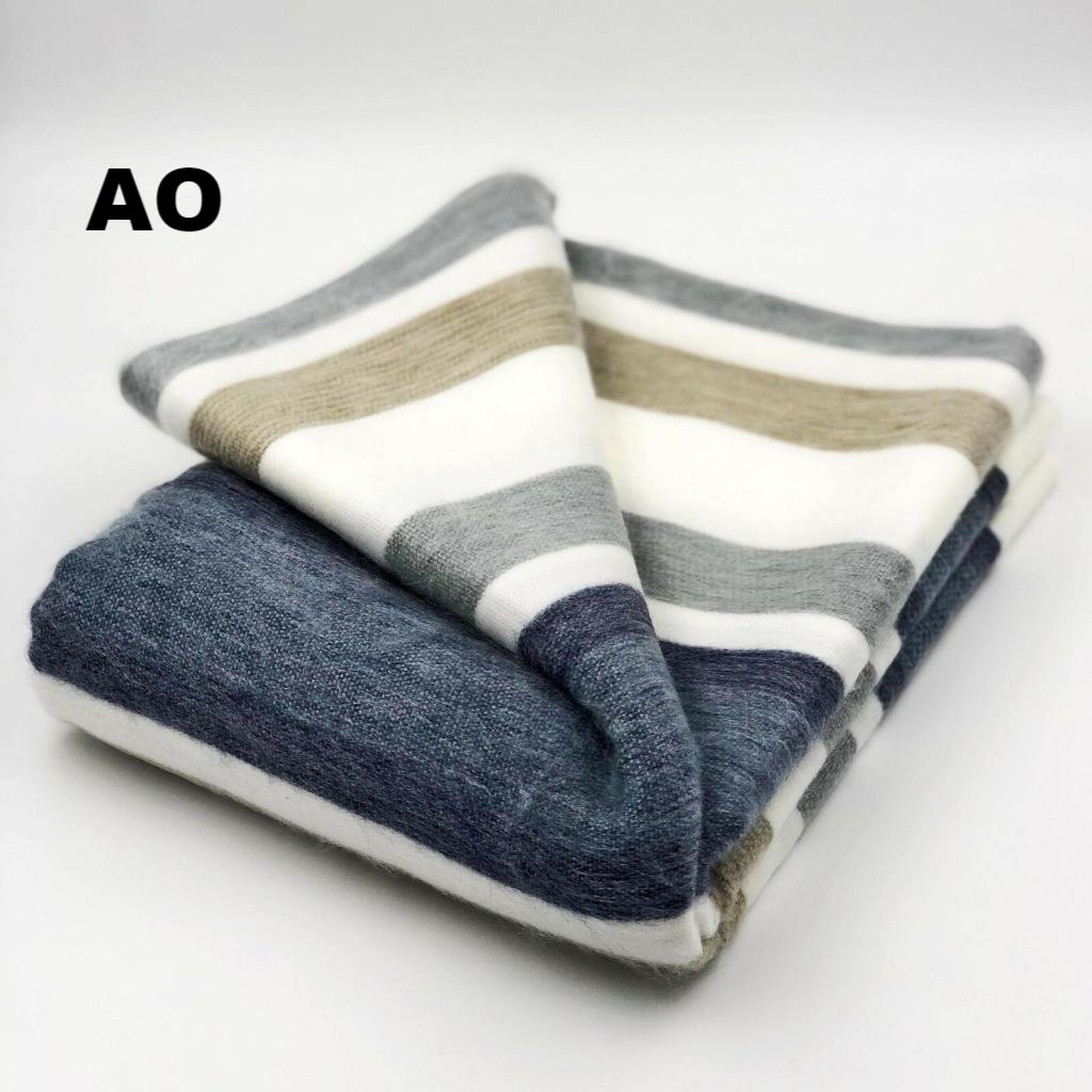 Alpaca Bed Blanket - Striped - Che Cose Belle