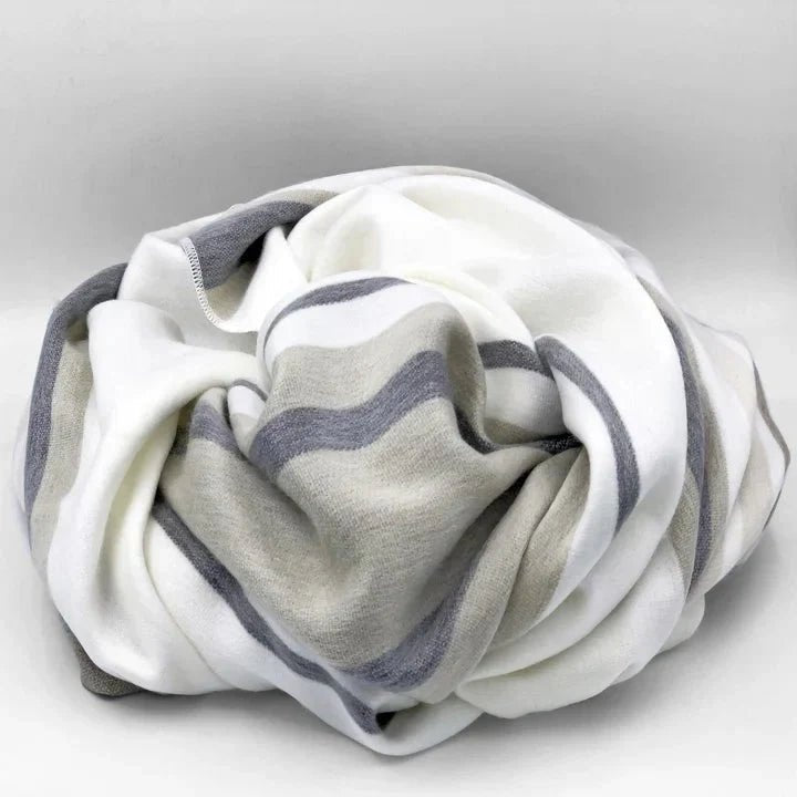 Alpaca Bed Blanket - Striped - Che Cose Belle