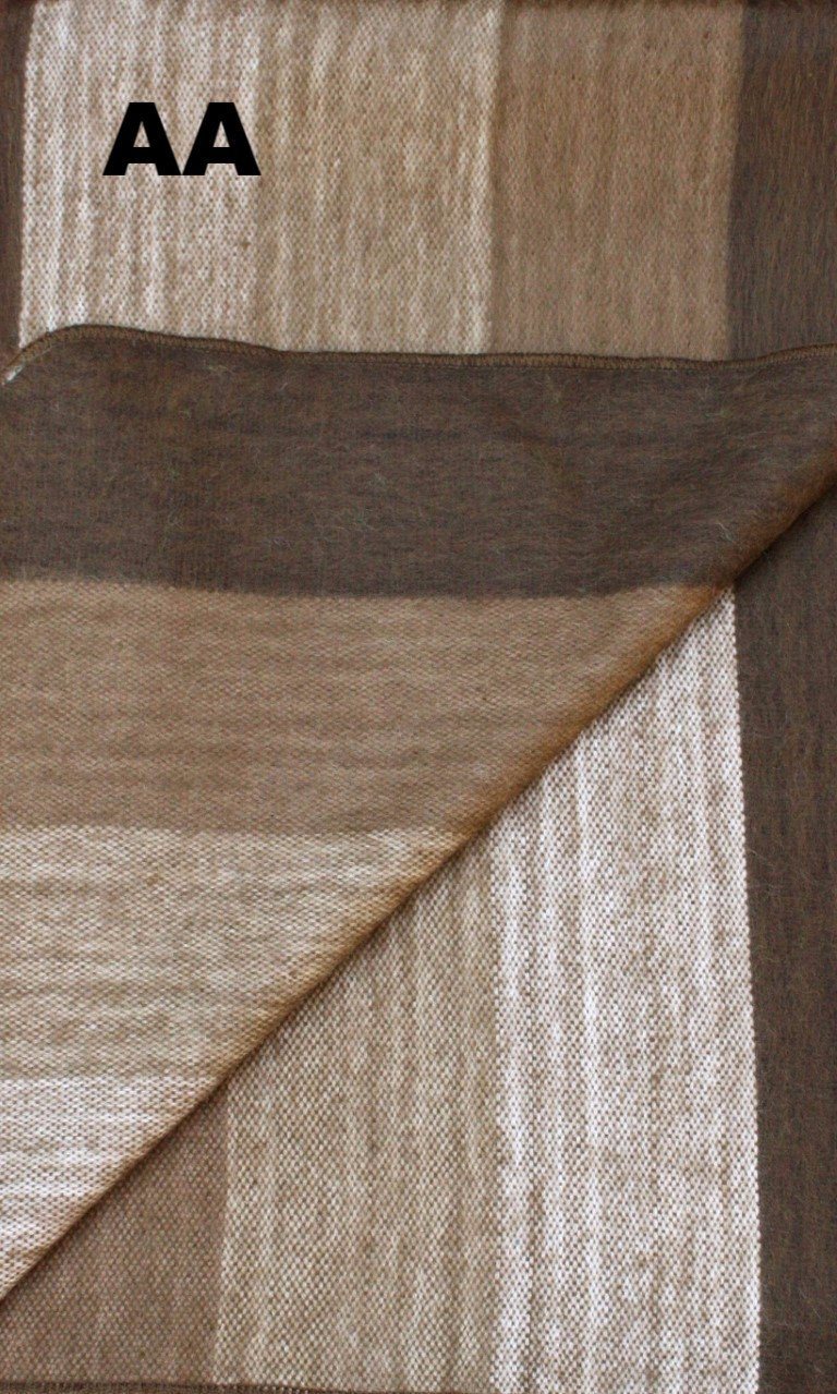 Alpaca Bed Blanket - Striped - Che Cose Belle