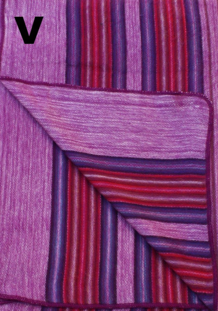 Alpaca Bed Blanket - Striped - Che Cose Belle