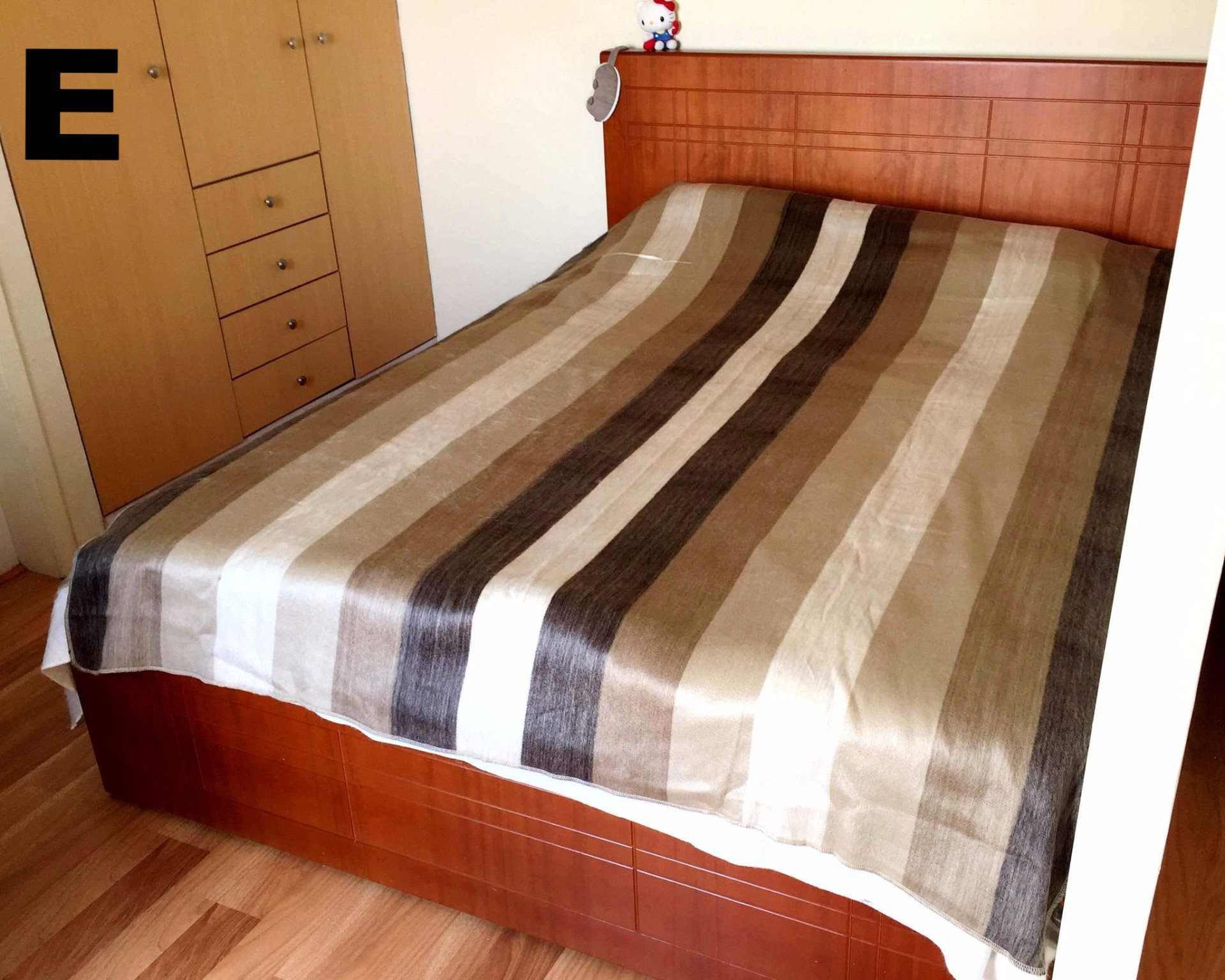 Alpaca Bed Blanket - Striped - Che Cose Belle