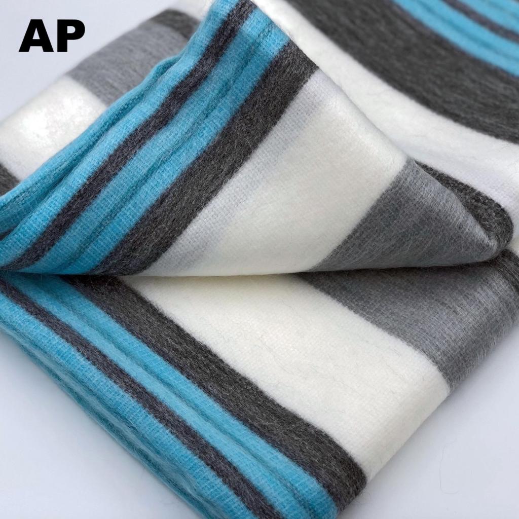 Alpaca Bed Blanket - Striped - Che Cose Belle