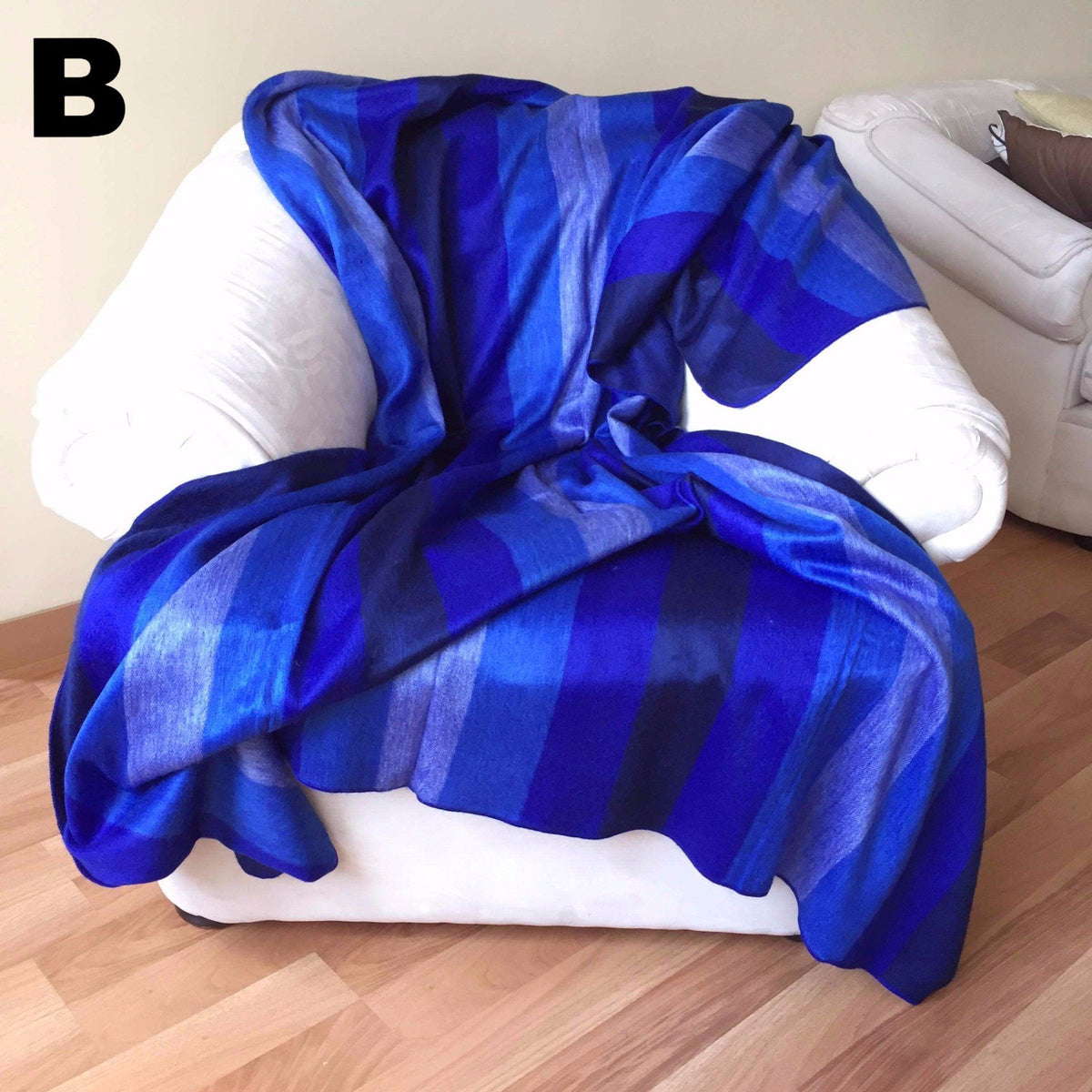 Alpaca Bed Blanket - Striped - Che Cose Belle