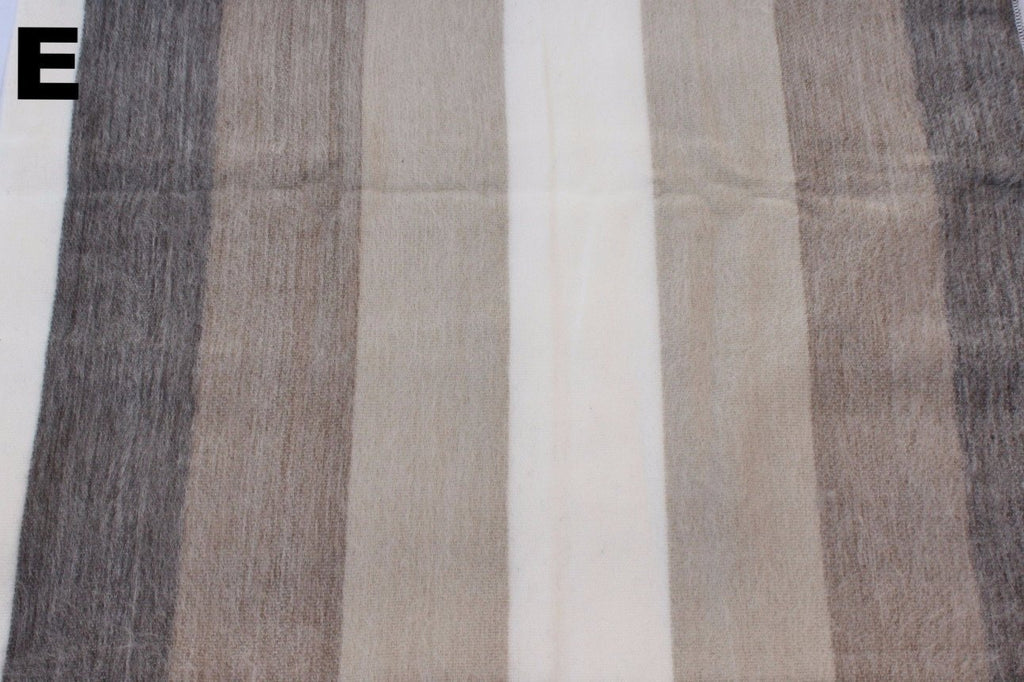 Alpaca Bed Blanket - Striped - Che Cose Belle