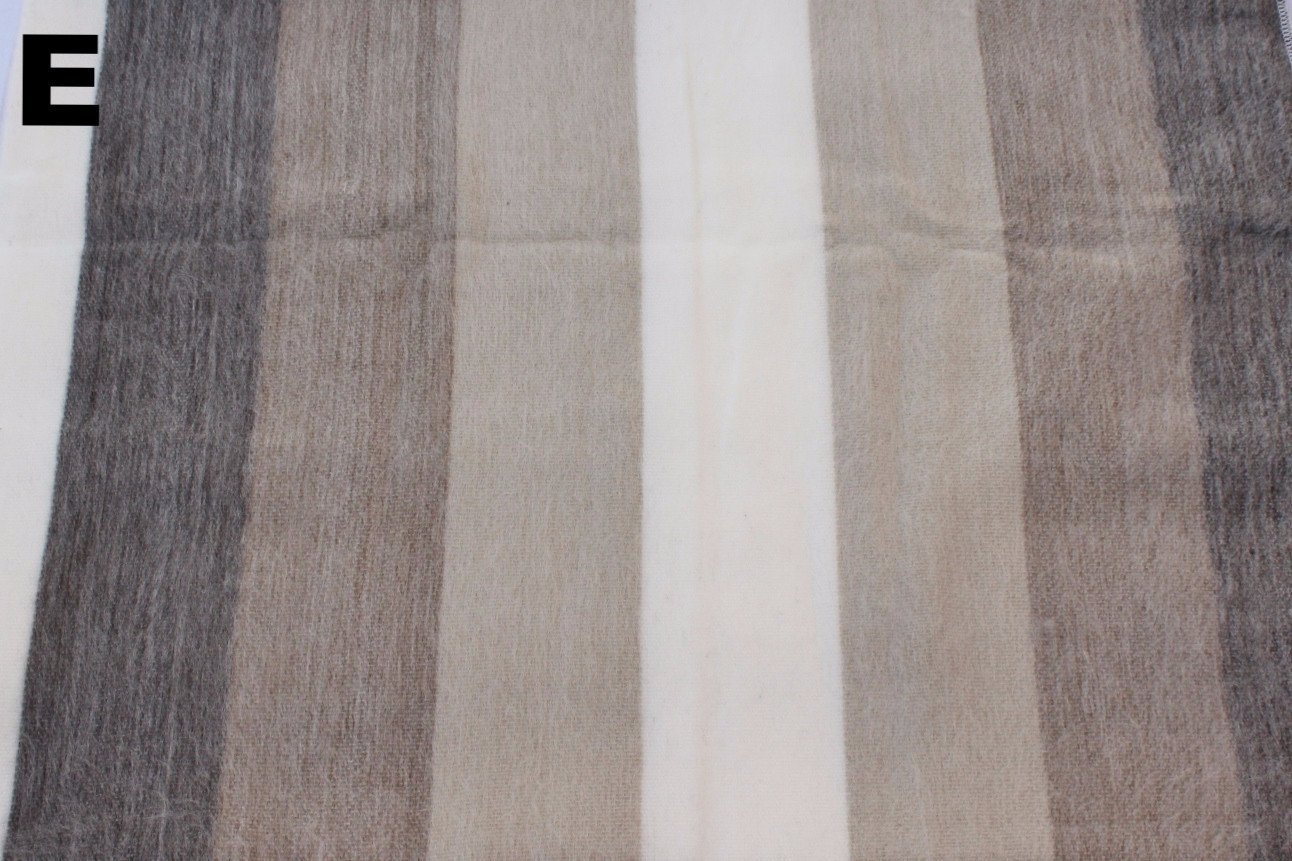 Alpaca Bed Blanket - Striped - Che Cose Belle