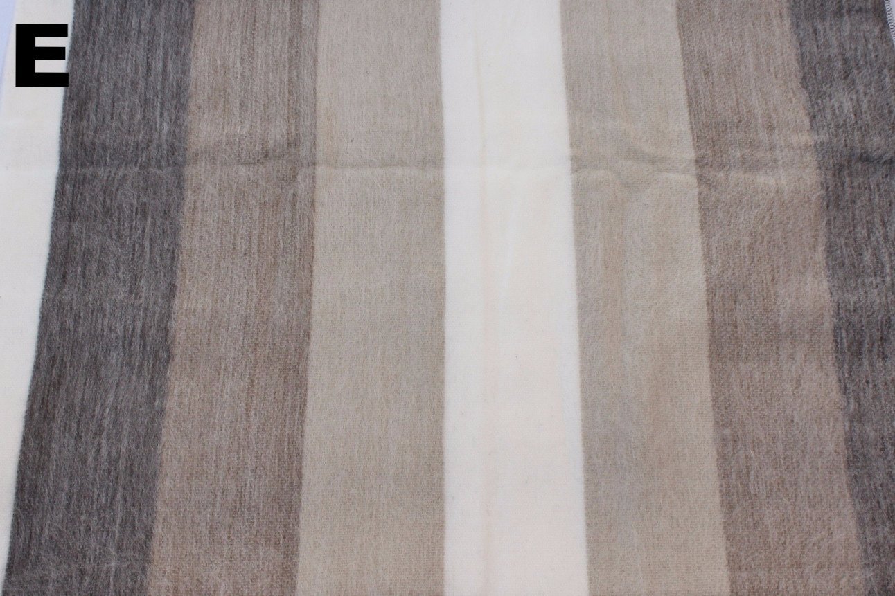 Alpaca Bed Blanket - Striped - Che Cose Belle