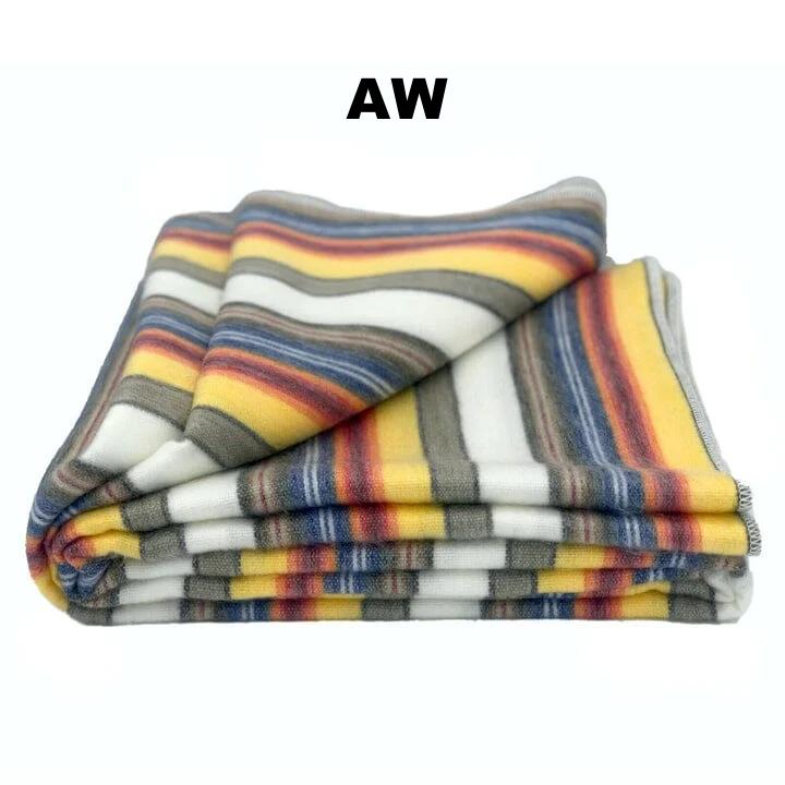 Alpaca Bed Blanket - Striped - Che Cose Belle