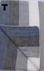 Alpaca Bed Blanket - Striped - Che Cose Belle