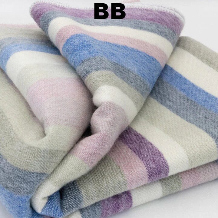 Alpaca Bed Blanket - Striped - Che Cose Belle
