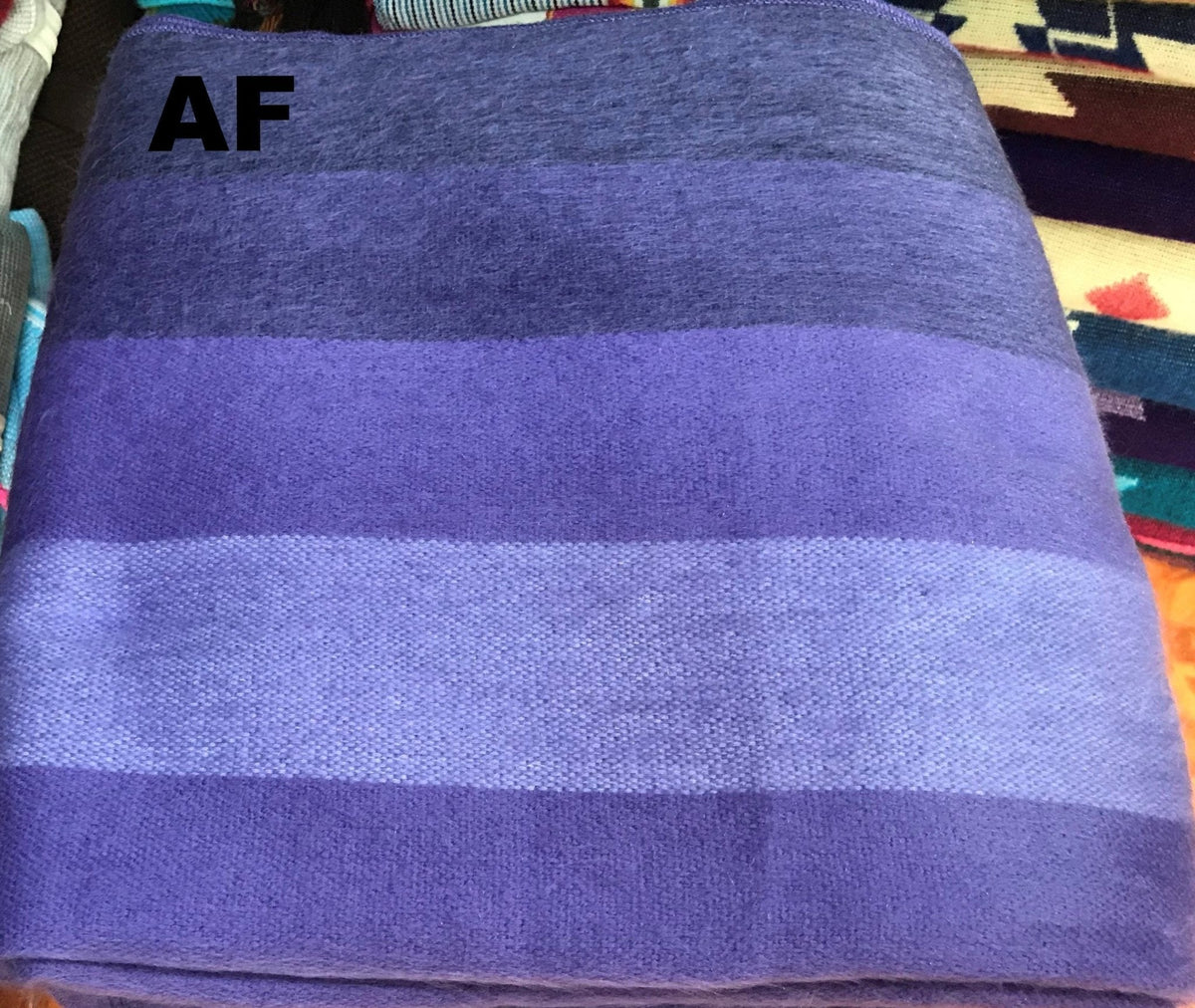Alpaca Bed Blanket - Striped - Che Cose Belle