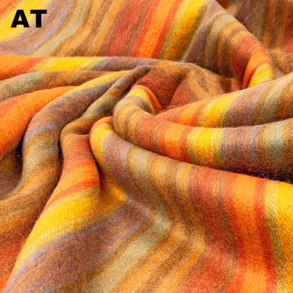 Alpaca Bed Blanket - Striped - Che Cose Belle