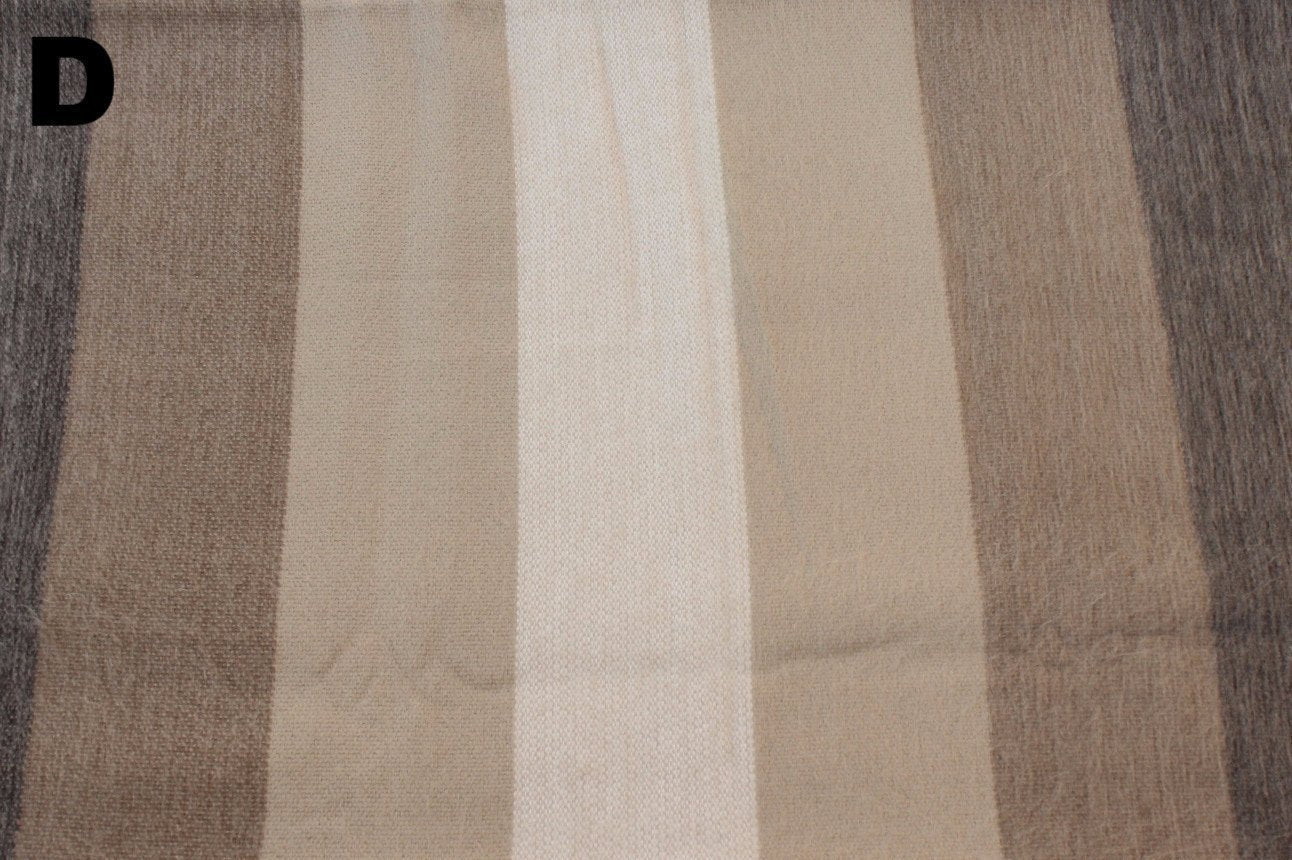 Alpaca Bed Blanket - Striped - Che Cose Belle