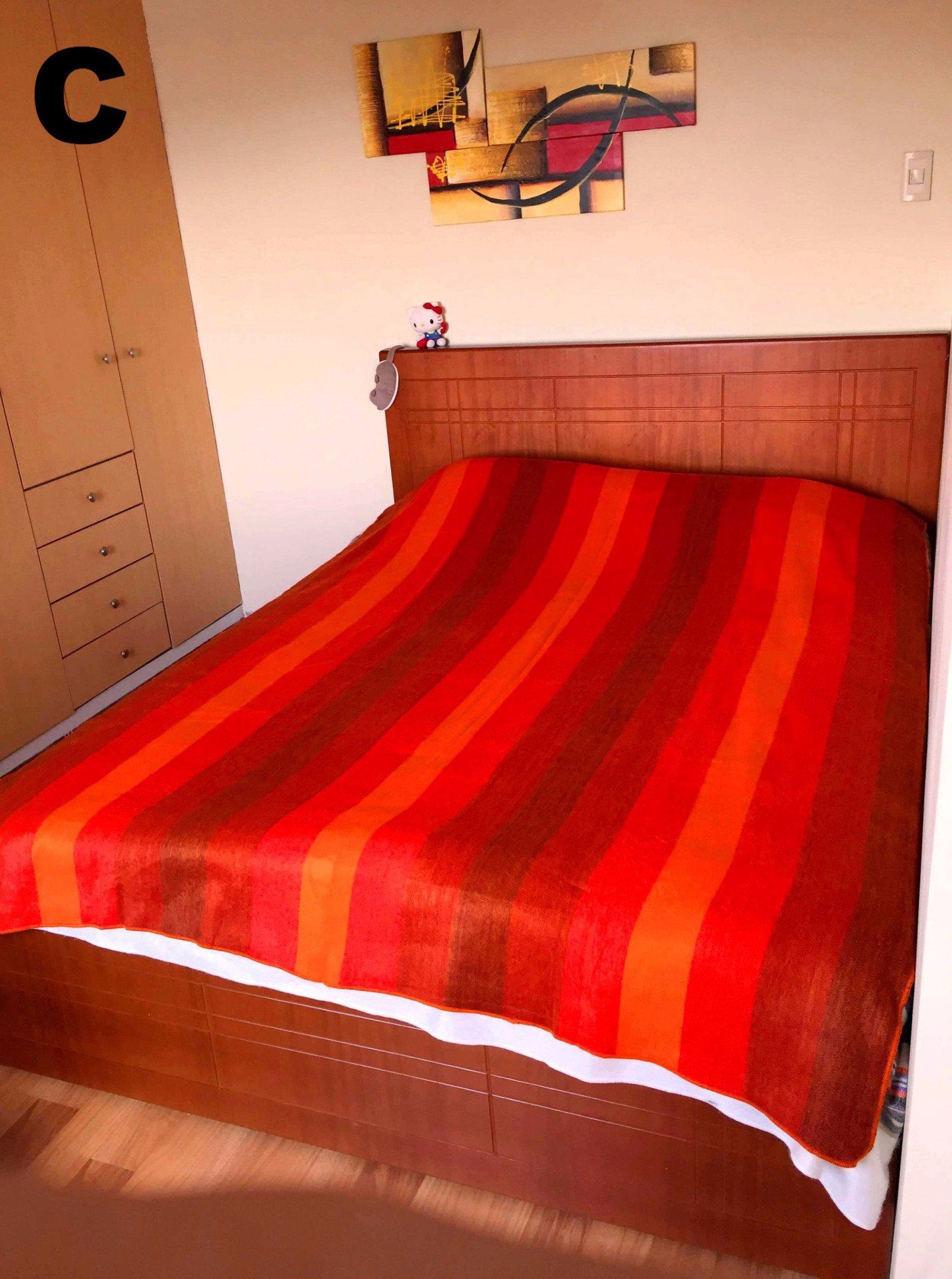 Alpaca Bed Blanket - Striped - Che Cose Belle