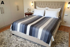 Alpaca Bed Blanket - Striped - Che Cose Belle