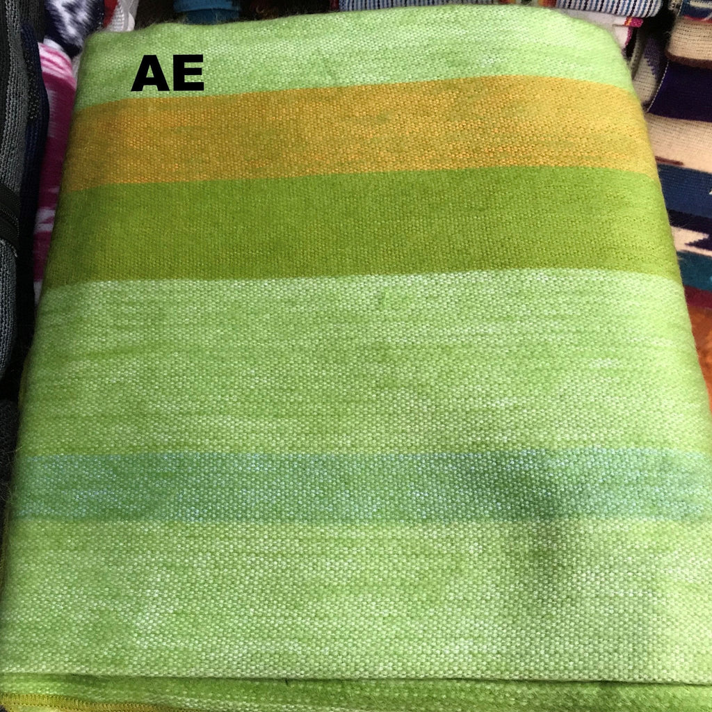 Alpaca Bed Blanket - Striped - Che Cose Belle