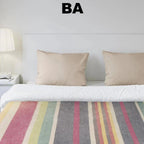 Alpaca Bed Blanket - Striped - Che Cose Belle