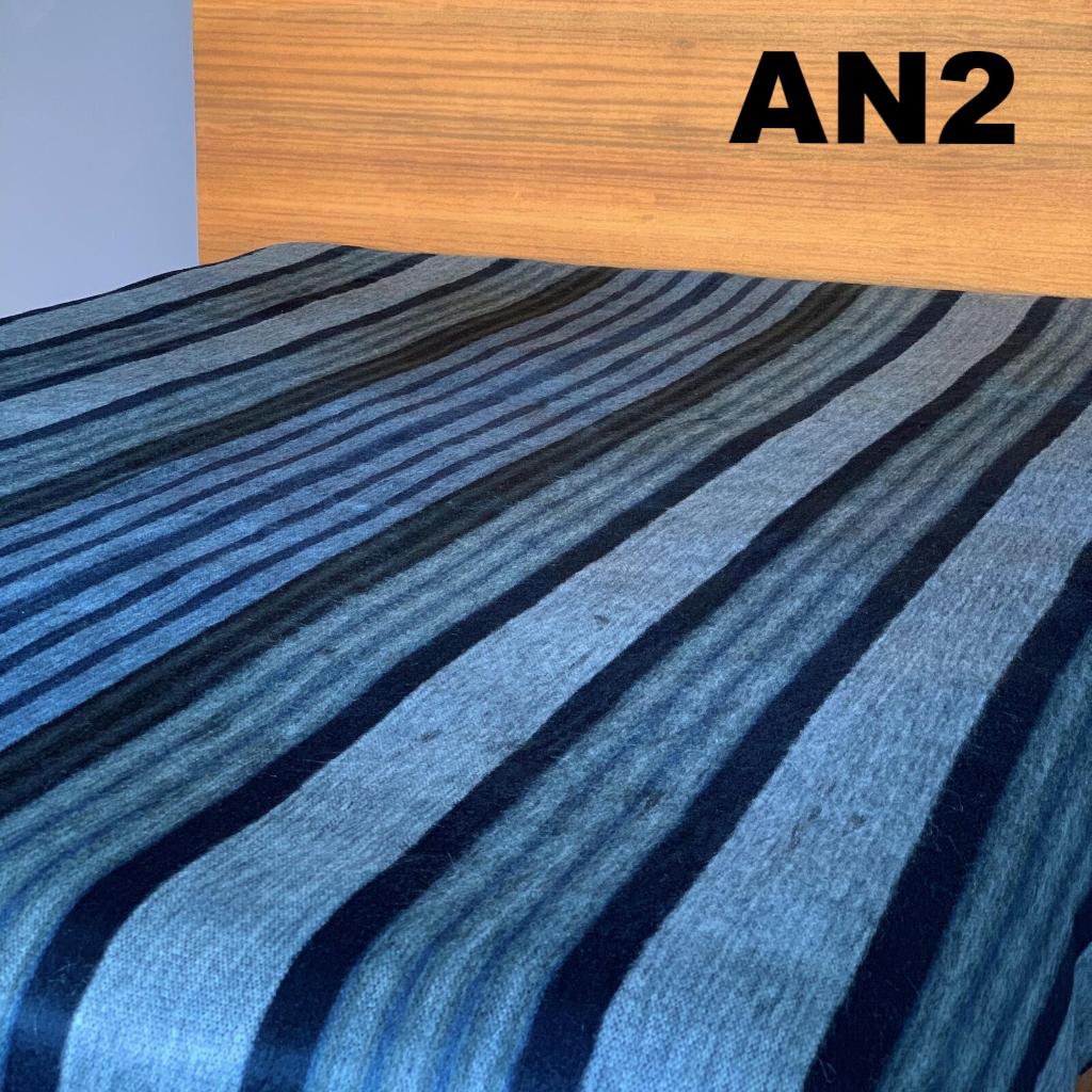 Alpaca Bed Blanket - Striped - Che Cose Belle