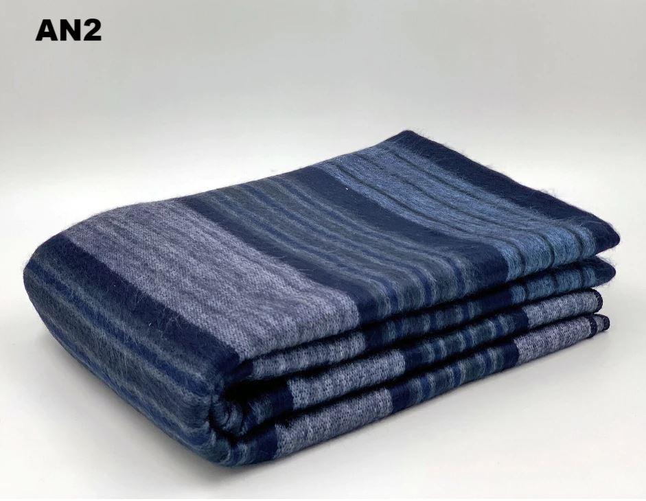 Alpaca Bed Blanket - Striped - Che Cose Belle