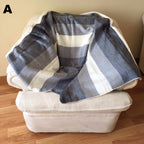 Alpaca Bed Blanket - Striped - Che Cose Belle