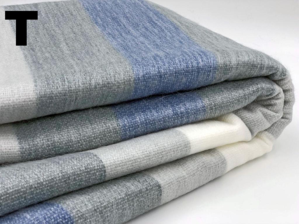 Alpaca Bed Blanket - Striped - Che Cose Belle