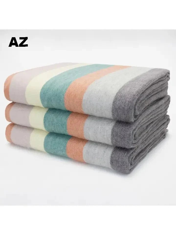 Alpaca Bed Blanket - Striped - Che Cose Belle