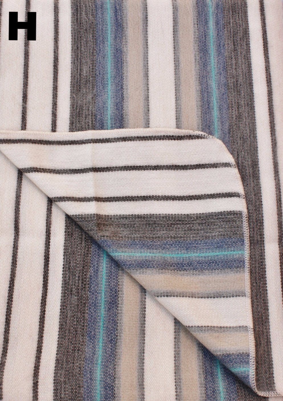 Alpaca Bed Blanket - Striped - Che Cose Belle