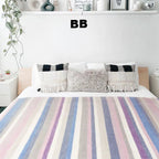 Alpaca Bed Blanket - Striped - Che Cose Belle