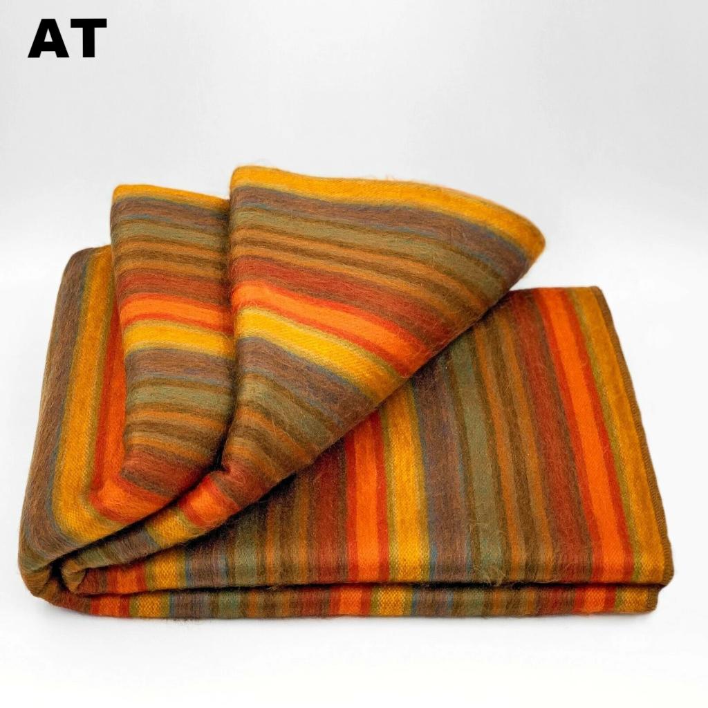 Alpaca Bed Blanket - Striped - Che Cose Belle