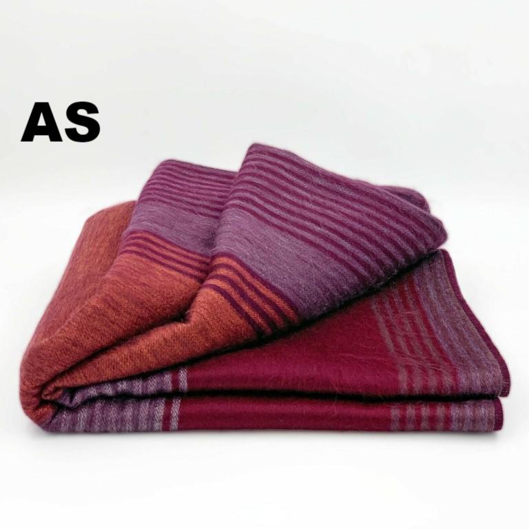 Alpaca Bed Blanket - Striped - Che Cose Belle