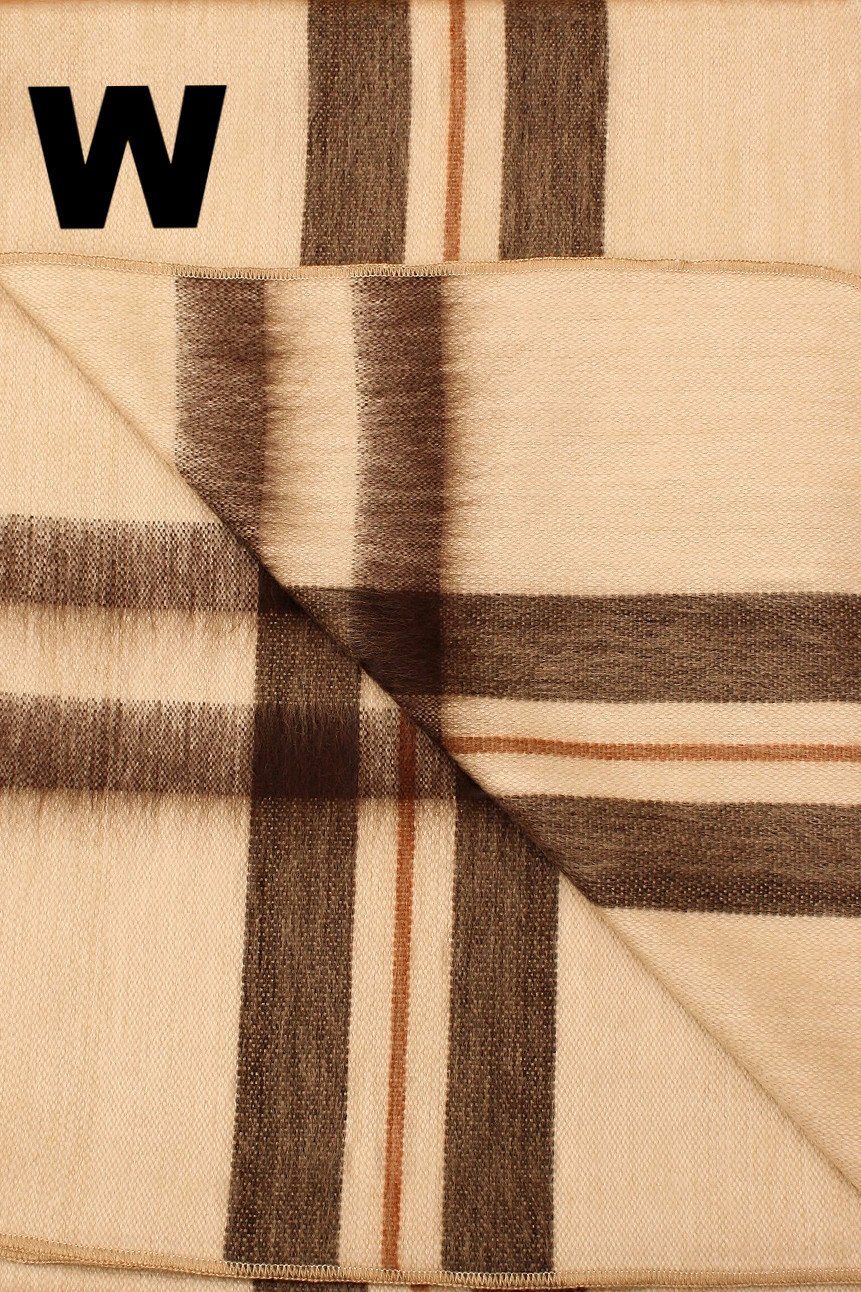 Alpaca Bed Blanket - Striped - Che Cose Belle