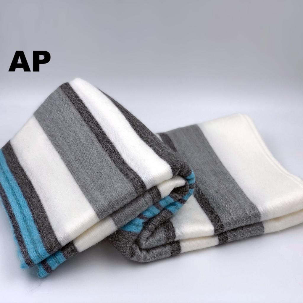 Alpaca Bed Blanket - Striped - Che Cose Belle