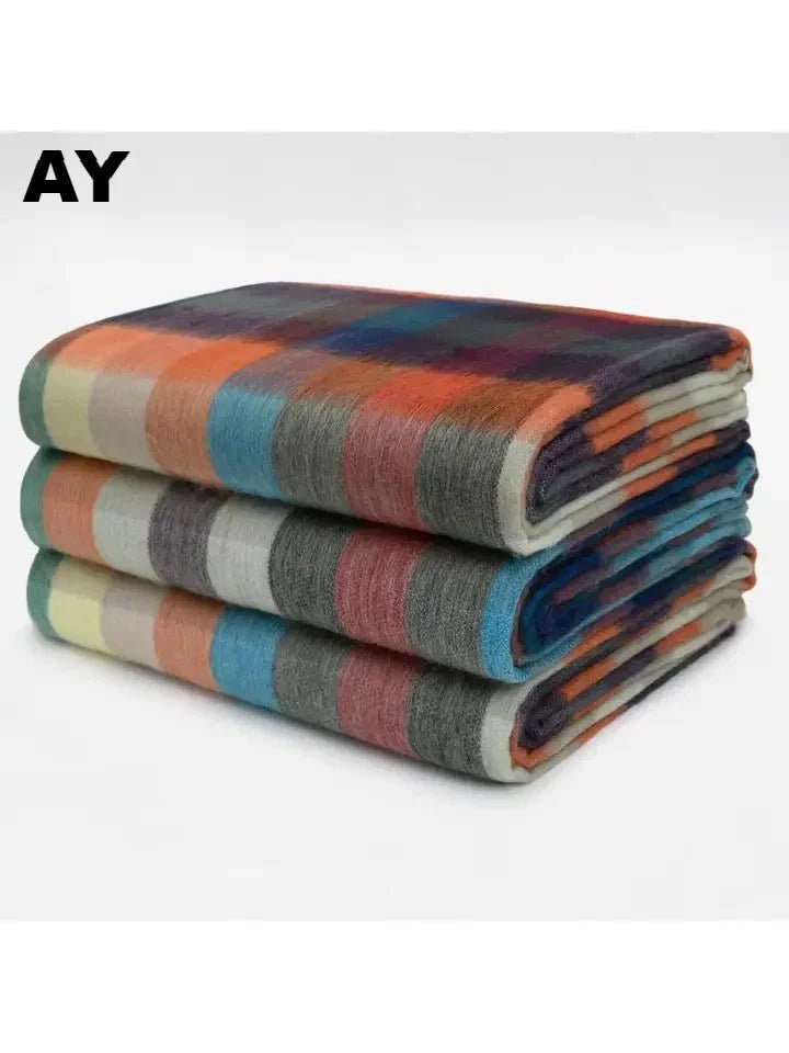Alpaca Bed Blanket - Striped - Che Cose Belle