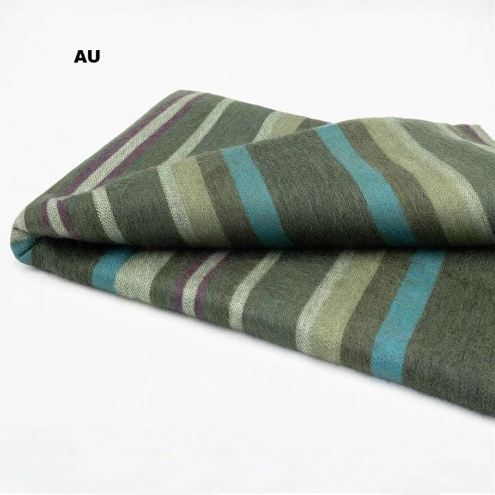 Alpaca Bed Blanket - Striped - Che Cose Belle