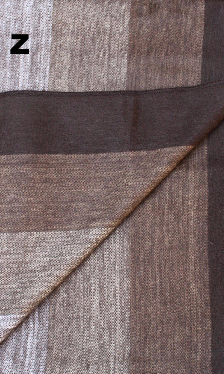 Alpaca Bed Blanket - Striped - Che Cose Belle