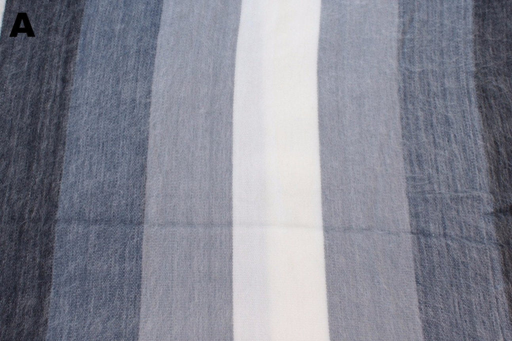 Alpaca Bed Blanket - Striped