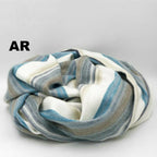 Alpaca Bed Blanket - Striped