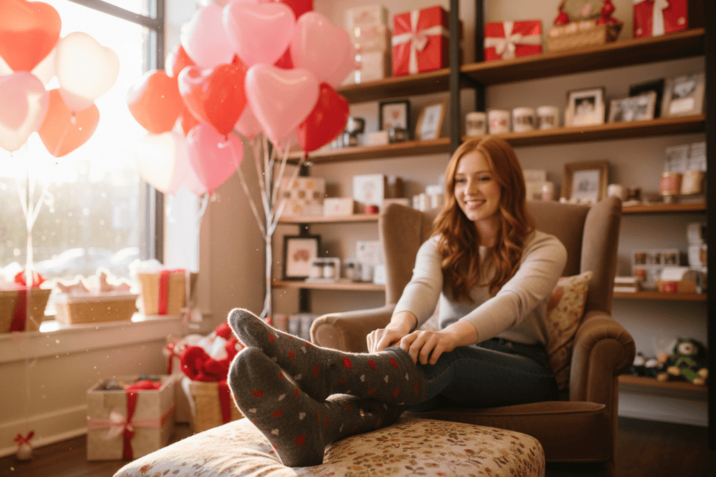 Alpaca Heart Socks - Che Cose Belle
