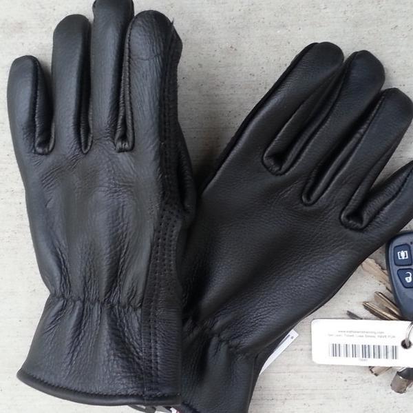 Alpaca Knit Lined Cowhide Leather Gloves - Alpaca Made in the USA - Che Cose Belle