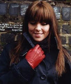 Alpaca Knit Lined Cowhide Leather Gloves - Alpaca Made in the USA - Che Cose Belle
