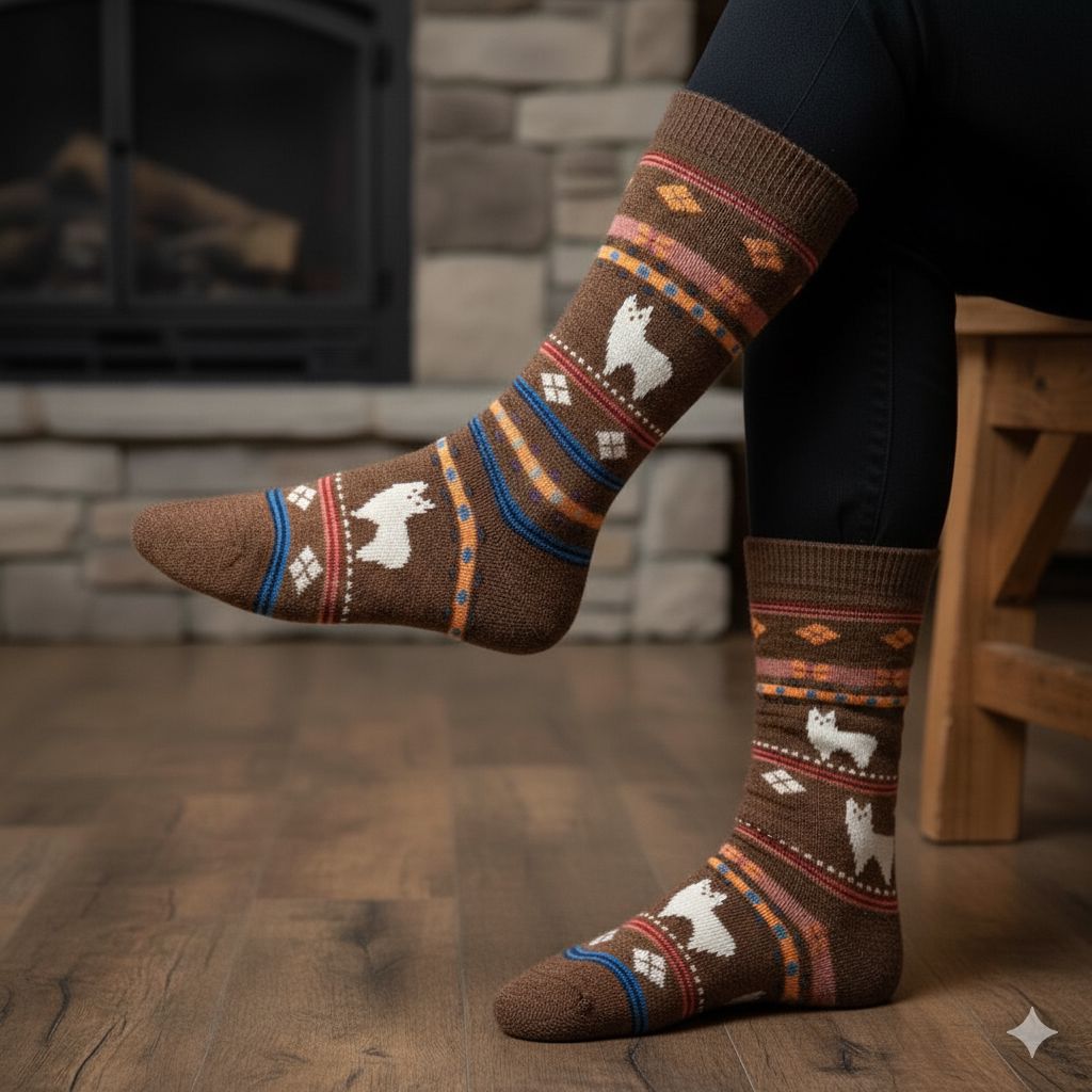 Alpaca Watching Socks - Che Cose Belle