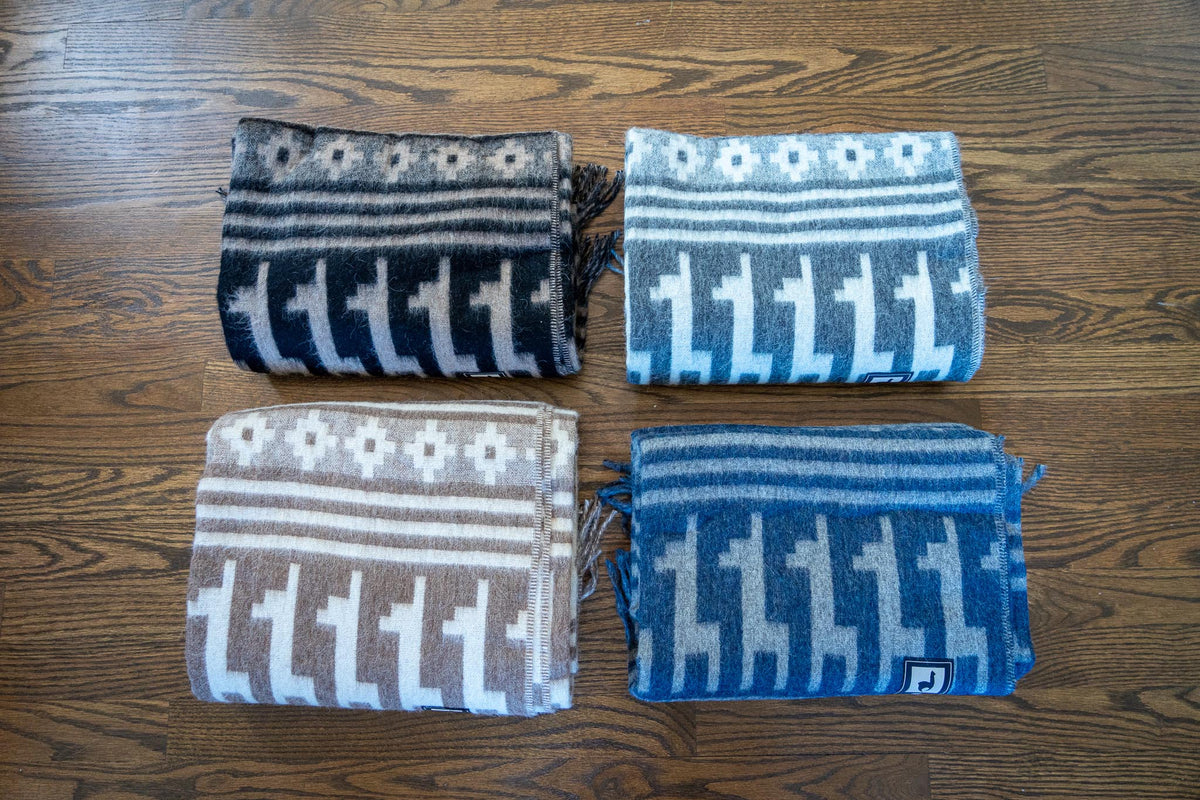 Alpaca Wool Throw Blanket - Alpaca Design - Che Cose Belle
