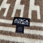 Alpaca Wool Throw Blanket - Alpaca Design - Che Cose Belle