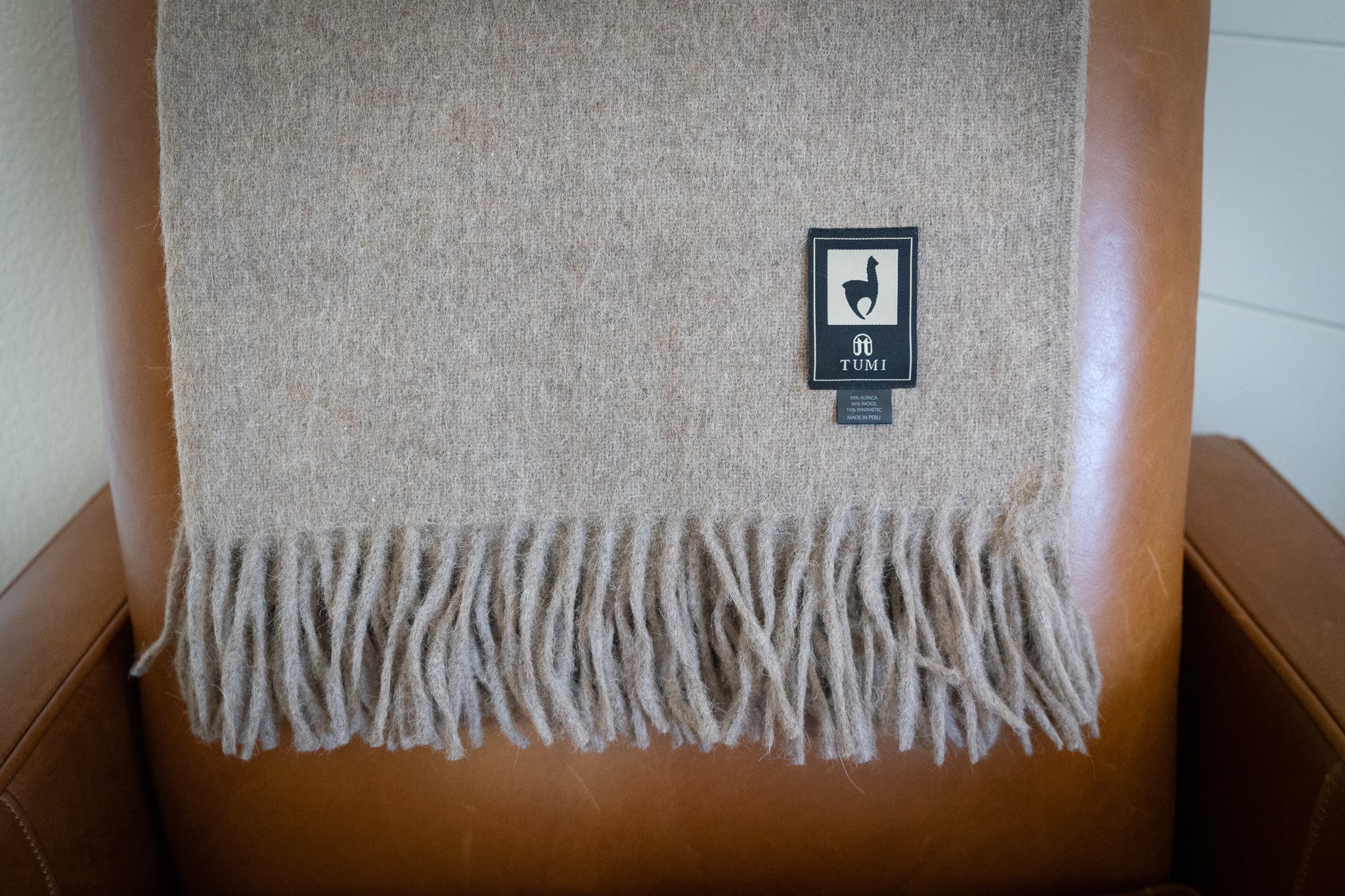 Alpaca Wool Throw Blanket - Solid Colors - Che Cose Belle