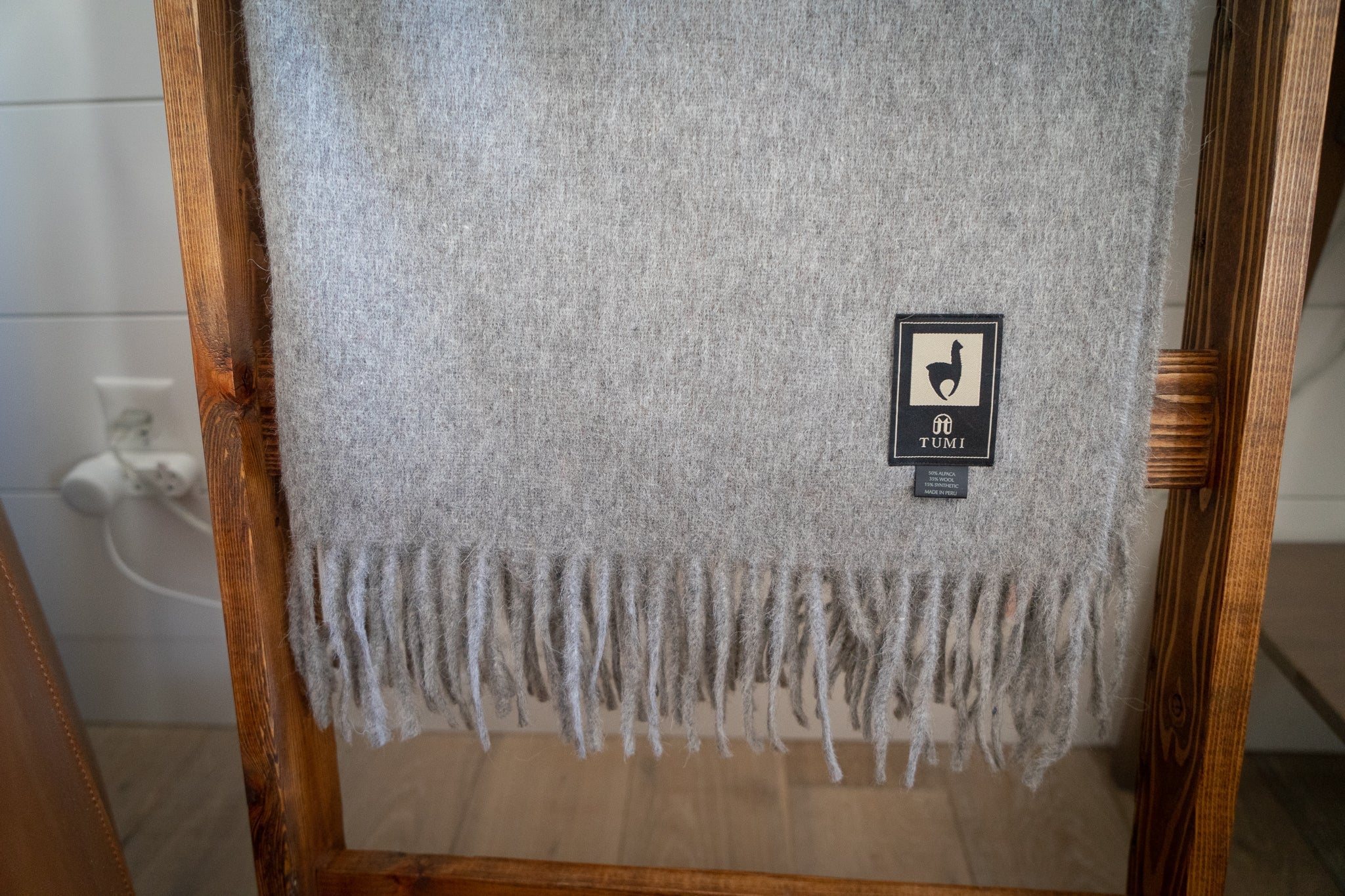 Alpaca Wool Throw Blanket - Solid Colors - Che Cose Belle